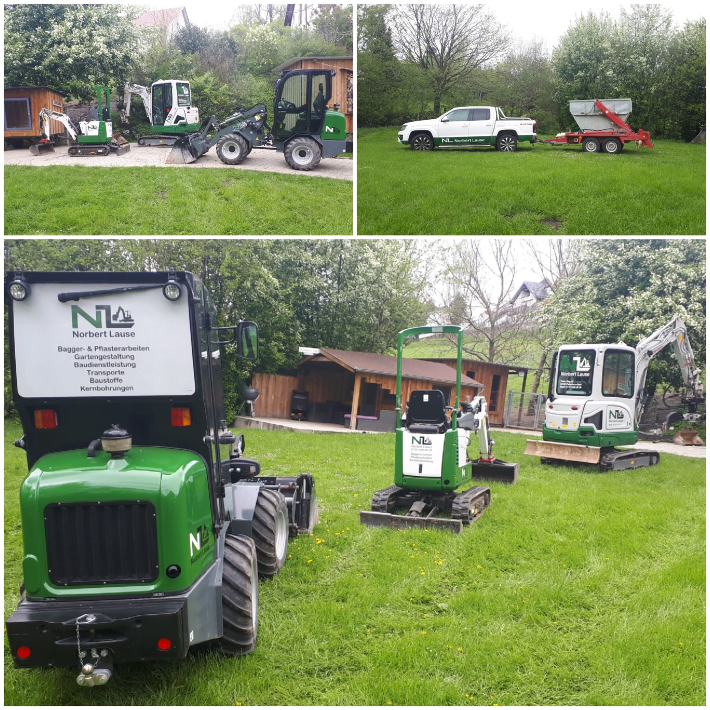 Fuhrpark von Norbert Lause — Pickup und Anhänger